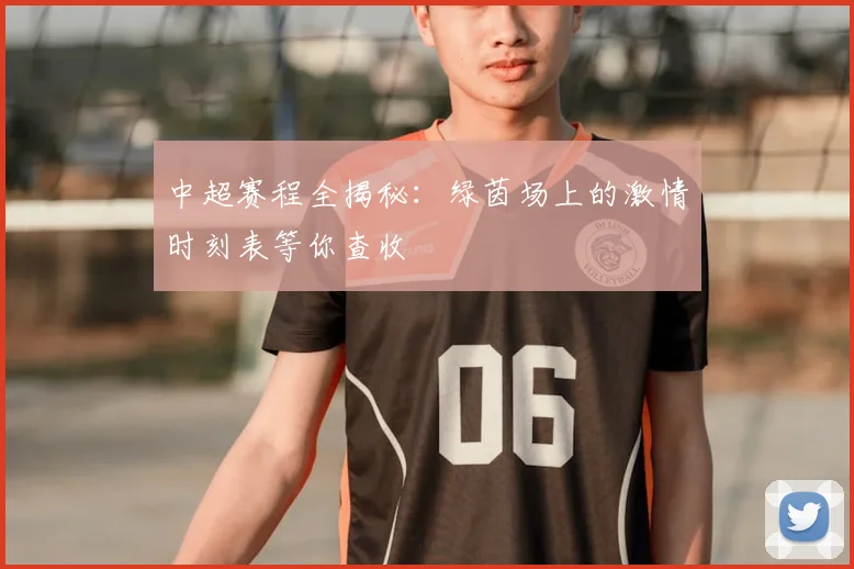 中超赛程全揭秘:绿茵场上的激情时刻表等你查收